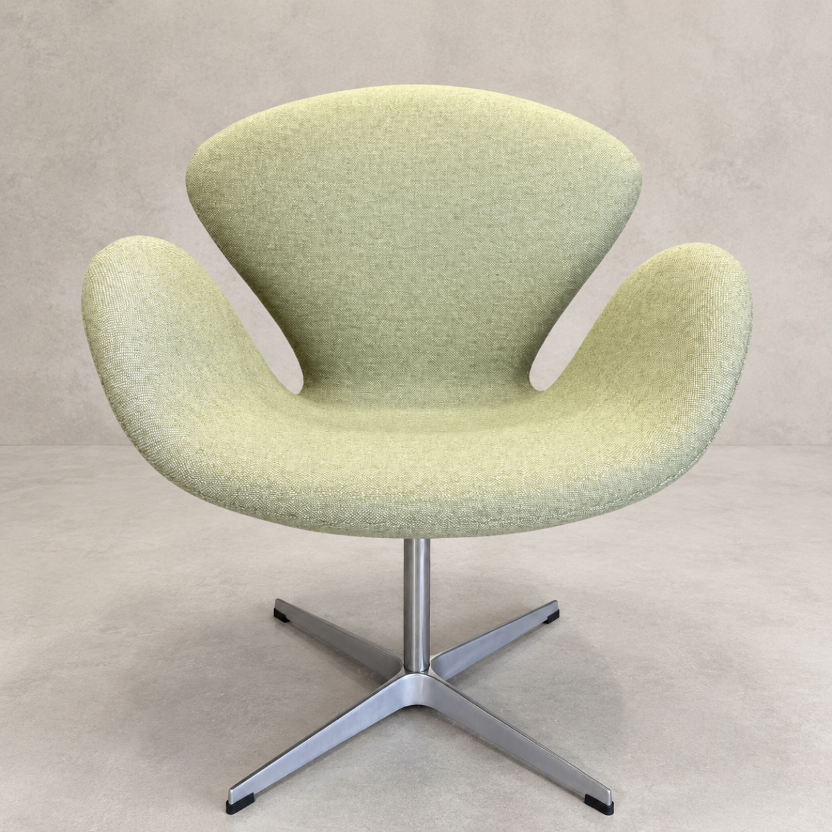 1958 Danish Lounge Chair - Green Tweed