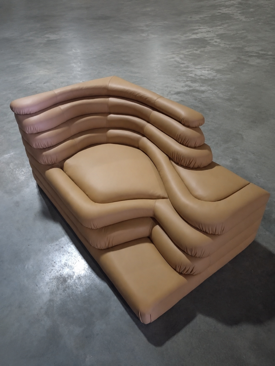 Terrazza Sofa Right Side - Sand Deluxe Leather