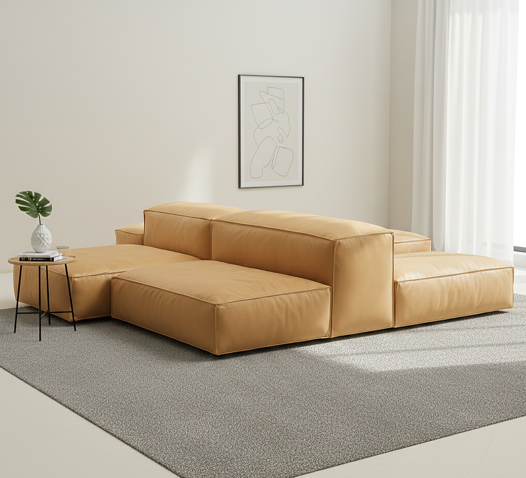 Extrasoft Low Profile Modular Block Sofa - Combination 001