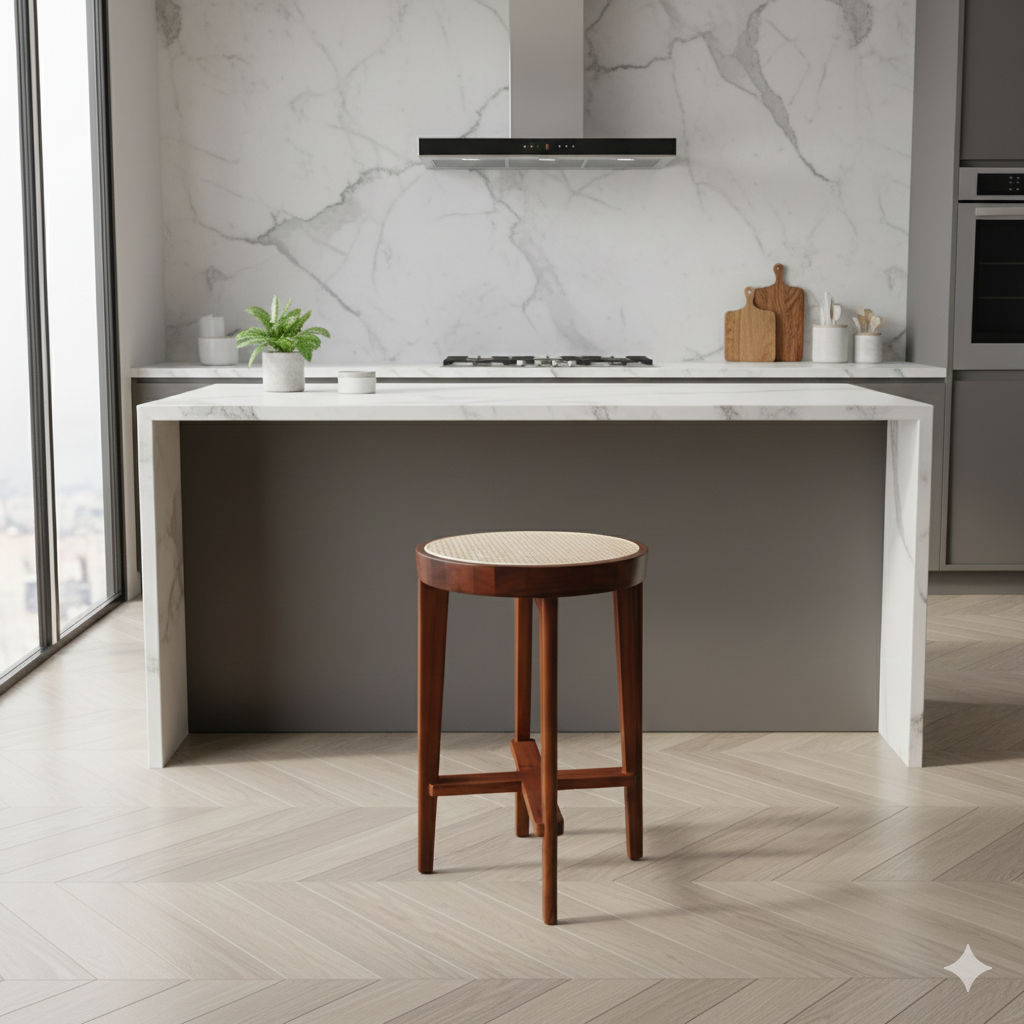 Chandigarh Stool Cane Seat