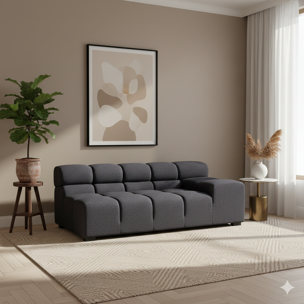 Tufty Sofa | TF015 Extra Large Left Armrest
