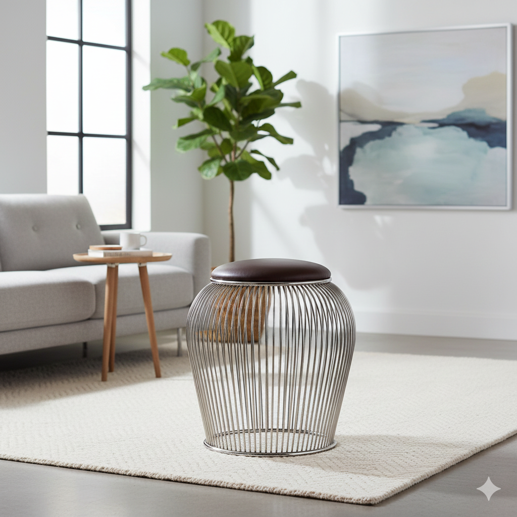 Platner Stool 